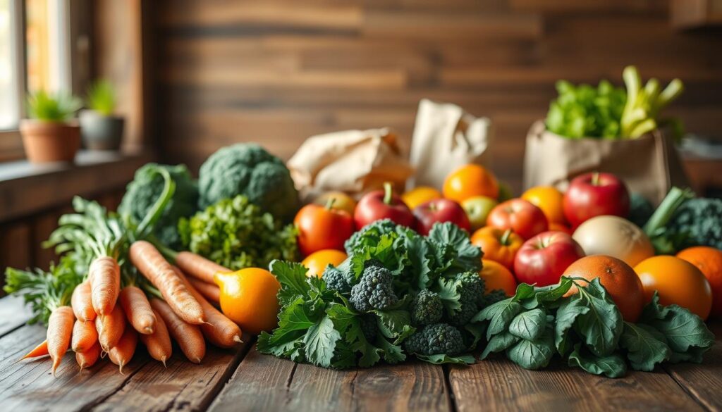 Gemüse und Obst pro tag