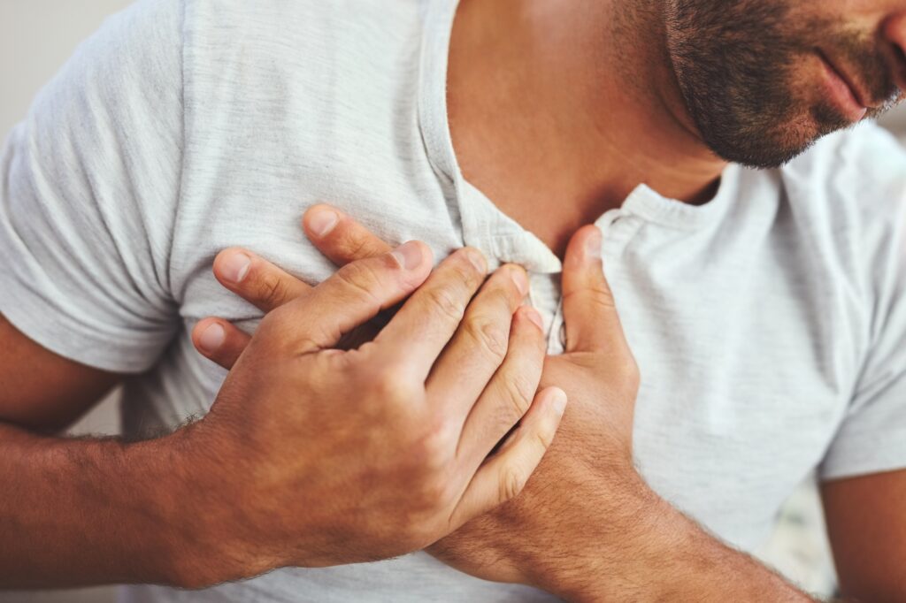 Chest pain is the worst