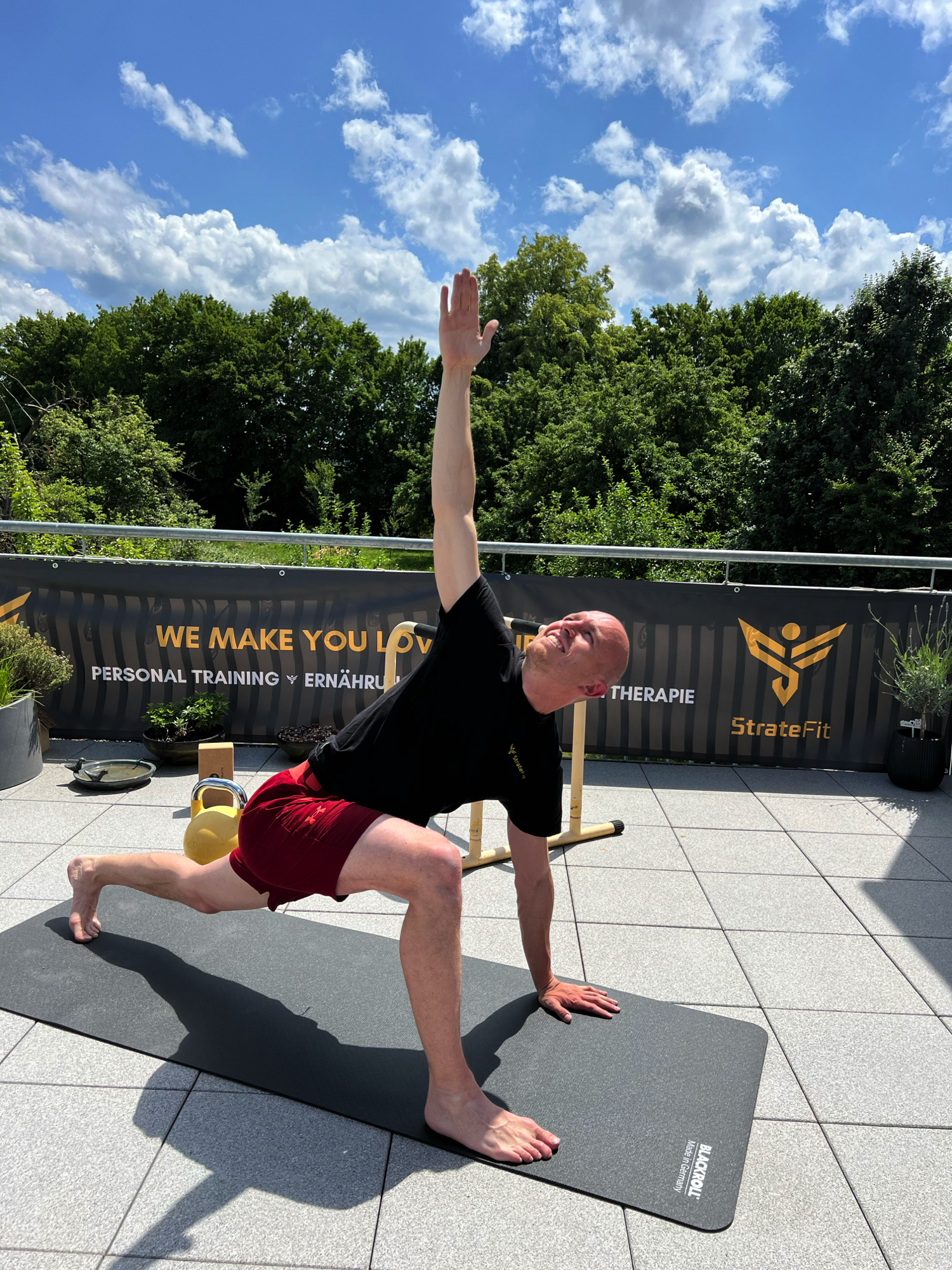 Personal Trainer Samuel Dittel beim Training in Öhringen